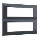 ACA LIGHTING - Рамка 2х7М италиански стандарт MODYS Антрацит 10101433412