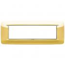 VIMAR - 20687.G24 - Eikon Chrome Round Рамка 7М италиански стандарт Polished gold