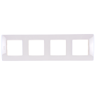 LEGRAND - Четворна рамка NILOE 665004 бяло