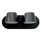ELMARK - MALIA ДВОЕН LED АПЛИК 24W, 4200K,  ЧЕРЕН 95MALIA24LED/BL