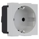 ACA LIGHTING - MODYS SCHUKO SOCKET IVORY 2 M. 2P+E 16A 250VAC IP20 10101312200
