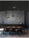 NOVA LUCE - Pendant luminaire  NUORESE 8942201  E27 3x40W Bulb Excluded D: 37 H: 150 cm