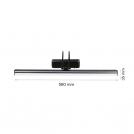 2R - LED WALL LIGHT BLACK 10W 6783 WITH SWITCH (2)