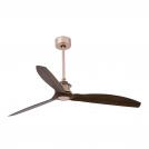 FARO - DECO FAN Copper/wood ceiling fan with DC motor 33399DWP