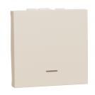 SCHNEIDER ELECTRIC - NU320644N New Unica - Button NO with indication 10A screwless 2modules ivory