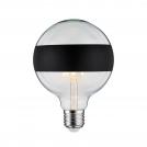 PAULMANN - 28682   Modern Classic Edition Standard 230V LED Globe Ring Mirror ⚡ E27 ⚡ 640lm ⚡ 6.5W ⚡ 2700K dimmable ✴ Black matt