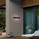 NOVA LUCE - Outdoor concrete wall lamp L:40, W:4.5, H:10 cm.   9540235  LUNA ⚡ LED 11W ⚡ 644 Lm ⚡ 3000К ⚡ CRI>80 ⚡ 220-240V ⚡ IP65 ✴ Black 