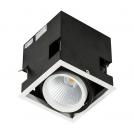 ITALUX - LED луна единична за вграждане Vertico Single 3000K GL7108-1/18W 3000K WH+BL (1)