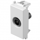 TEM - KM10PW Socket TV individual 0db 1M, color White gloss, Modul