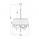 ACA LIGHTING - пендел PENELOPE FMD968303 3xE14 (1)
