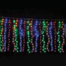 ACA LIGHTING - 360 LED коледна завеса 2м 20стринга х 2м прозрачен кабел, RGB Yellow светлина 2.8W, IP44 X08360328