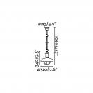 FARO - Градински пендел IP33 ESTORIL-G 71143 (2)