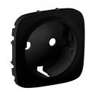 LEGRAND - 7 552 08 Cover plate Valena Allure - 2P+E socket - German standard - black