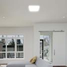 V-TAC - 48W LED Dome Light Square White Frame 4000K IP44 SKU: 76311 (1)