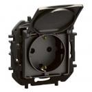 LEGRAND - Socket SCHUKO 16A with lid and child protection Niloe New NP3129MG