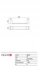 REDO GROUP - Аплик  LOUNGE 01-1320  AP LED 9W 3000K BK  (1)