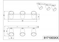 TRIO - SHARP – 817100332 excl. 3x GU10 · max. 10W (6)