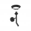 FARO - SAVOY Black structure wall lamp with LED reader Ref.20303+20310