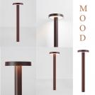 NOVA LUCE - Градински стълб  Д:11, В:40 см.   9030860   MOOD ⚡ LED 5W ⚡ 424Lm ⚡ 3000K ⚡ 100-240V ⚡ IP65 ✴ Ръждивокафяв