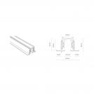 NOWODVORSKI -  CTLS RECESSED TRACK 1 M black 8692 (1)