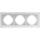 EFAPEL - TRIPLE FRAME GLASS/ALUMINIUM 90920 TCA LOGUS 90 Crystal