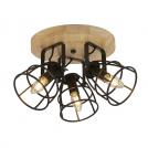 SEARCHLIGHT - Ceiling lamp   81698-3BK   Vision ⚡3 х HALOGEN 60W⚡E14