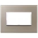 VIMAR - 21654.74 - Plate 4M crystal opal brown
