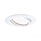 PAULMANN -  93413 LED recessed light Base Coin single light pivoting round 90mm 20° Coin ✴5W⚡370lm ~230V⚡3000K✴White