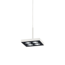 IDEAL LUX - ceiling luminaire  GARAGE SP4 SQUARE BIANCO 205823