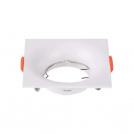 V-TAC - GU10 Fitting Square White PC SKU: 6634