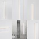 NOVA LUCE - Влагозащитен аплик  Д:90, Ш:2.7, В:7.5 см.  9060914 SELINE ⚡ LED Philips 36W ⚡ 2520Lm ⚡ 3000К ⚡ CRI>90 ⚡ 230V ⚡ IP44 ✴ Бял