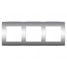 ACA LIGHTING - PRIME 3 GANG FRAME IP20 MATT ALUMINUM 1000119203