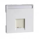 SCHNEIDER ELECTRIC -  MTN469825 Cen.pl. 1-gng f. Schneider Electric RJ45-Connctr., active white, glossy, Sys. M