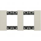 BTICINO - KA4802M2KM 2+2 modules Living Now cover plate - sand