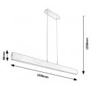 RABALUX - Pendant Tithania 6670 LED 24W 1920lm 2700- 6500K (5)