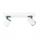 ACA LIGHTING - Спот RA312S32WG 2XGU10 WHITE ALUMINUM 32Χ7Χ12CM