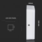 V-TAC - 22W LED Panel Surface Twin Square Warm White SKU: 4928 (2)