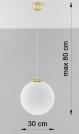 SOLLUX - Pendant lamp UGO 30 1X60W SL.0716 (3)