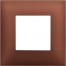 BTICINO - R4802SF cover plate - 2 centered module - Siena soft