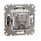 SCHNEIDER ELECTRIC - SDD181474S Sedna Design & Elements - TV/SAT Rosette 7db/3db, intermediate , wenge (1)
