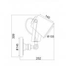 ACA LIGHTING - Аплик Vintage KS2125BS (1)