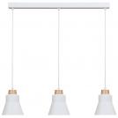 LIS LIGHTING - pendant luminaire  WOOD 5803Z-H01 E27, 3x40W, H:100, D:87cm, white