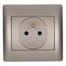 ELMARK - 11214F - FRENCH TYPE SOCKET GREY METALLIC RHYME