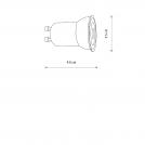 NOWODVORSKI - Крушка REFLECTOR LED GU10 R35 4W 3000K (1)