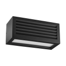 PREZENT - Garden Wall Lamp SUEZ BLACK ALUMINUM/PC 18W E27 31316
