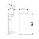 VIMAR - Blank module black 30041.G (2)