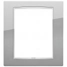 VIMAR - 20668.C10 - Classic plate 8M Bright metallic silver