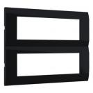 ACA LIGHTING - Рамка 2х7М италиански стандарт MODYS Черен мат 10101433478