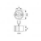 VIVALUX - Lamp holder ceramic GU10 5039 VIV001689 (1)