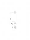 SMARTER - пендел UPPER  01-1521  GU10, 1 x max. 28W  (1)